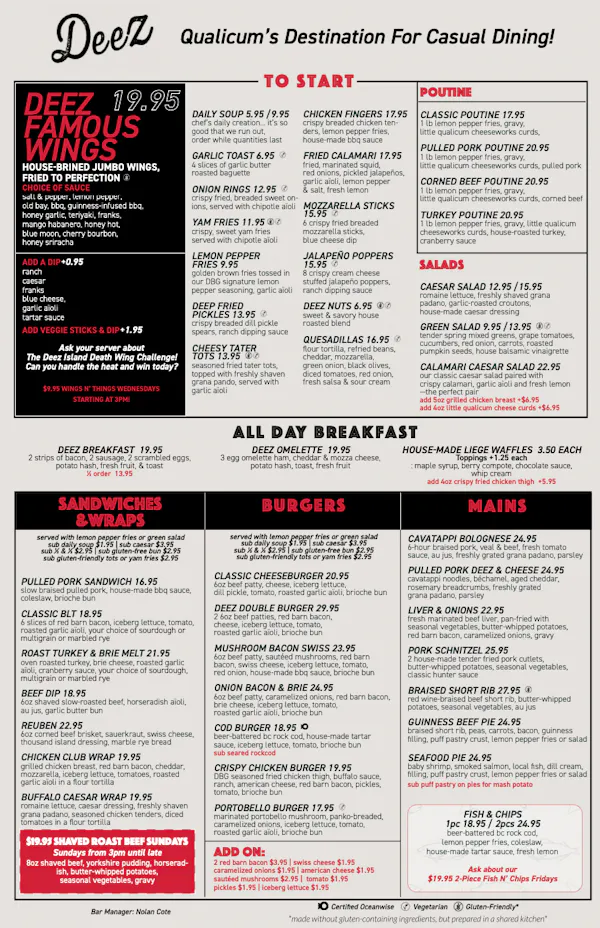 red, text, font, number, screenshot, restaurant menu