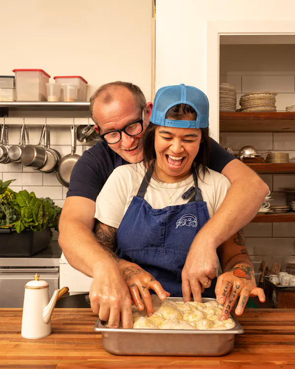 food, kitchen, smile, cooking, tableware, apron