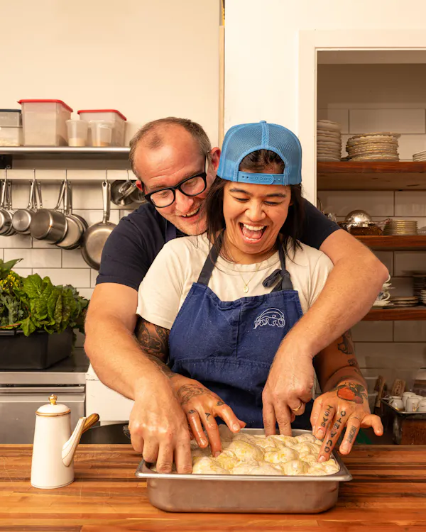 food, kitchen, smile, cooking, tableware, apron