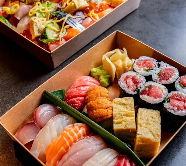 food, ingredient, sushi, vegetable, recipe, osechi
