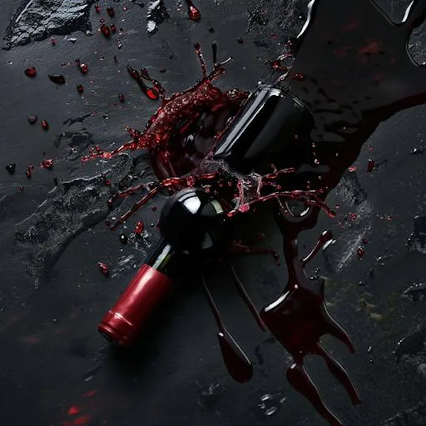 bottle, red, alcoholic drink, glass bottle, liquid, black