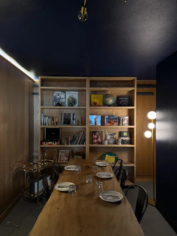 furniture, wall, wood, ceiling, flooring, light fixture