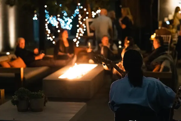 leisure, night, fun, flame, fire, conversation