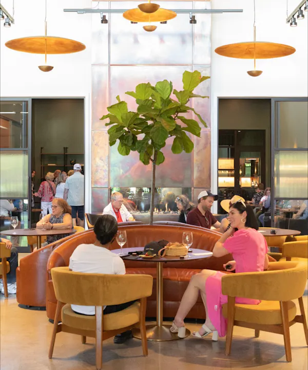 ceiling, furniture, restaurant, chair, cafeteria, light fixture