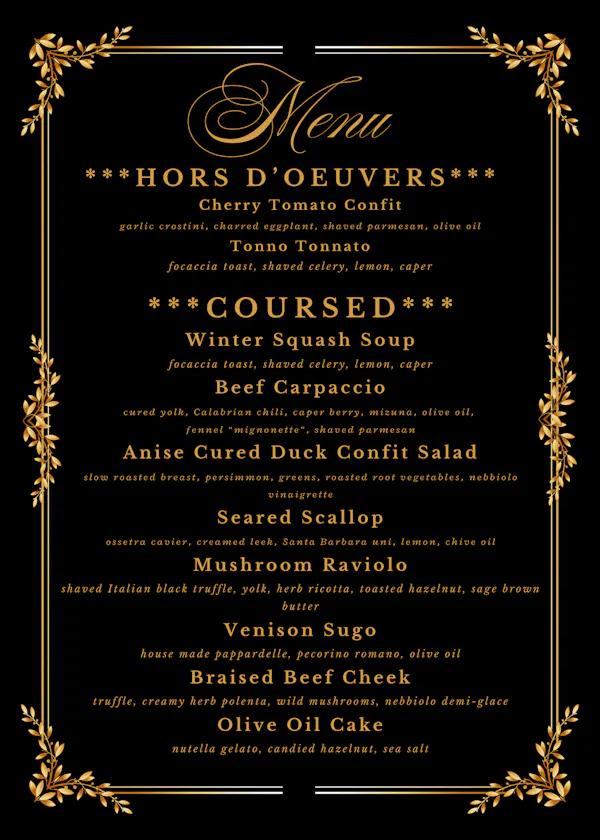 brown, font, restaurant menu, design