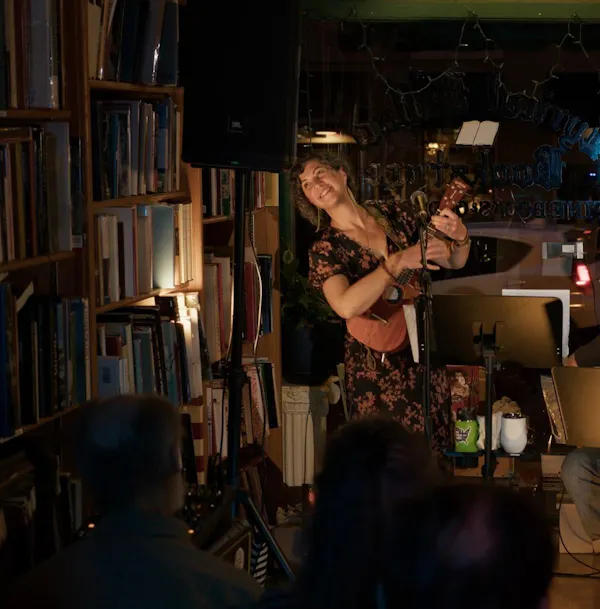 entertainment, audio equipment, performing arts, shelf, bookcase, musician