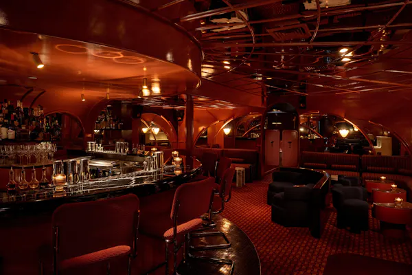 furniture, lighting, restaurant, ceiling, chair, bar