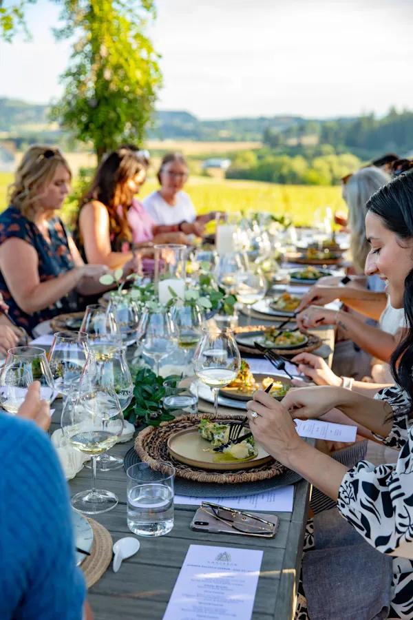 tableware, event, table, food, drinkware, people in nature