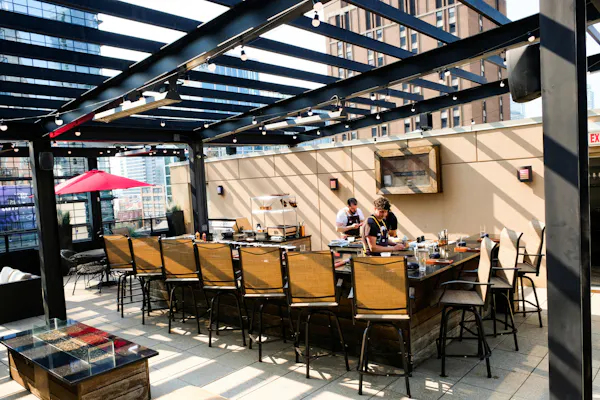 furniture, table, chair, restaurant, outdoor table, kitchen & dining room table