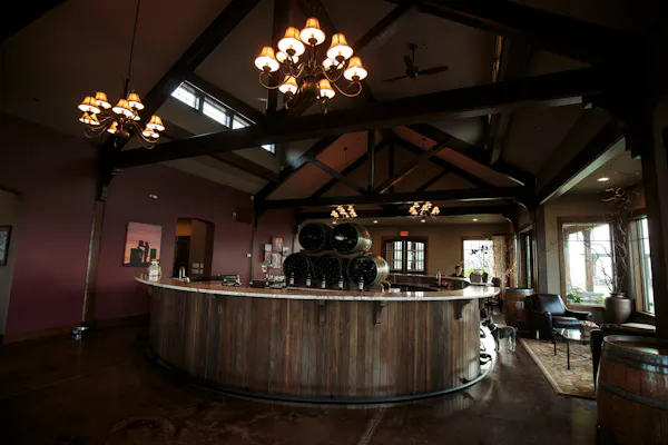 lighting, ceiling, light fixture, barware, brewery, chair