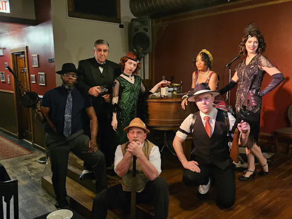 entertainment, trousers, performing arts, hat, dress, formal wear