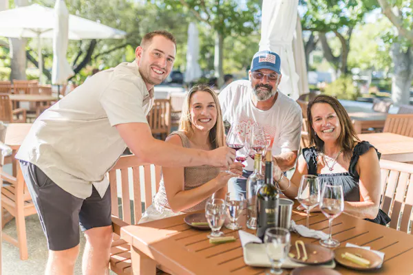 furniture, tableware, table, shirt, smile, drinkware