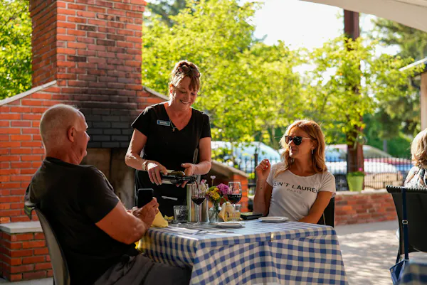 furniture, table, drinkware, tableware, chair, outdoor furniture