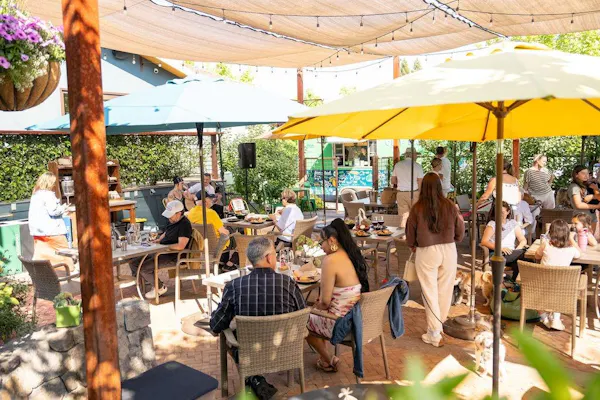furniture, umbrella, chair, table, outdoor furniture, outdoor table