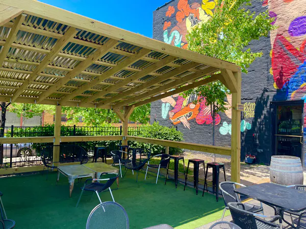 property, table, furniture, plant, chair, shade