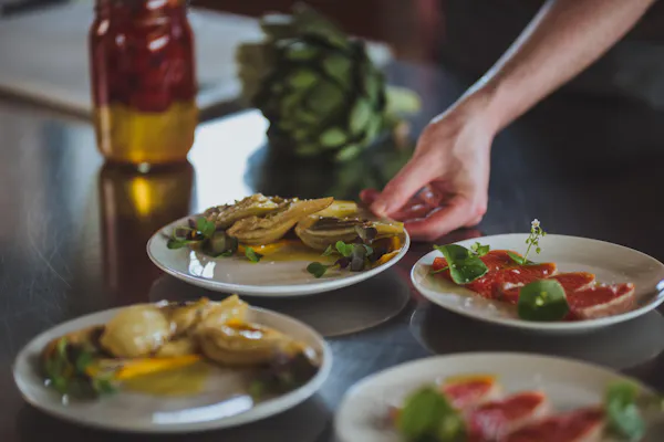 food, tableware, table, dishware, ingredient, plate