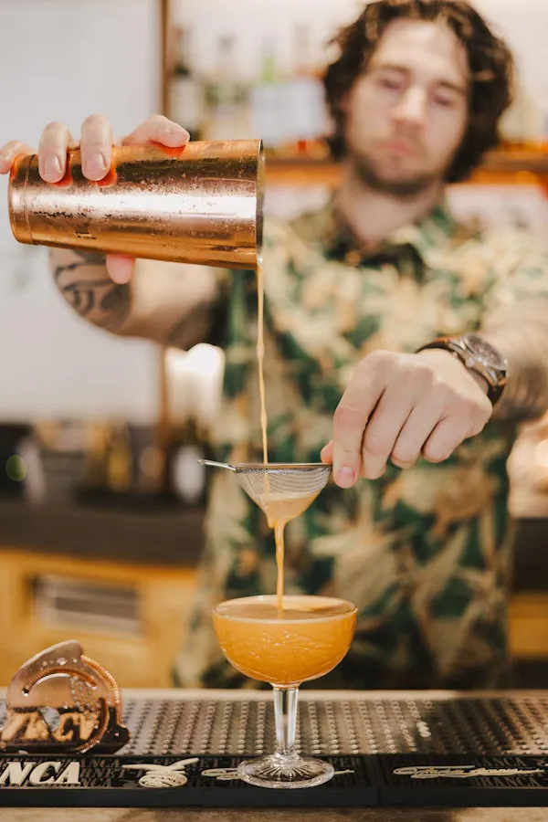 alcoholic drink, food, classic cocktail, bartender, liquor, barware