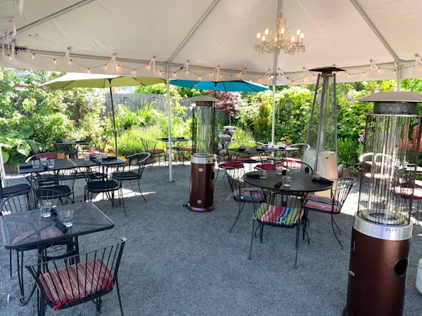 furniture, table, chair, umbrella, outdoor table, outdoor furniture