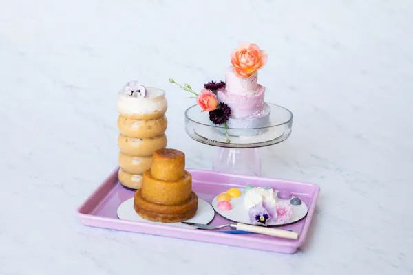 food, cake, dessert, tableware, ingredient, pink
