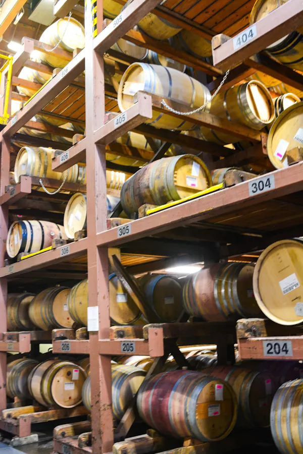 barrel, mass production, winery, wine cellar, metal, circle