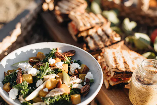 food, tableware, ingredient, salad, leaf vegetable, finger food