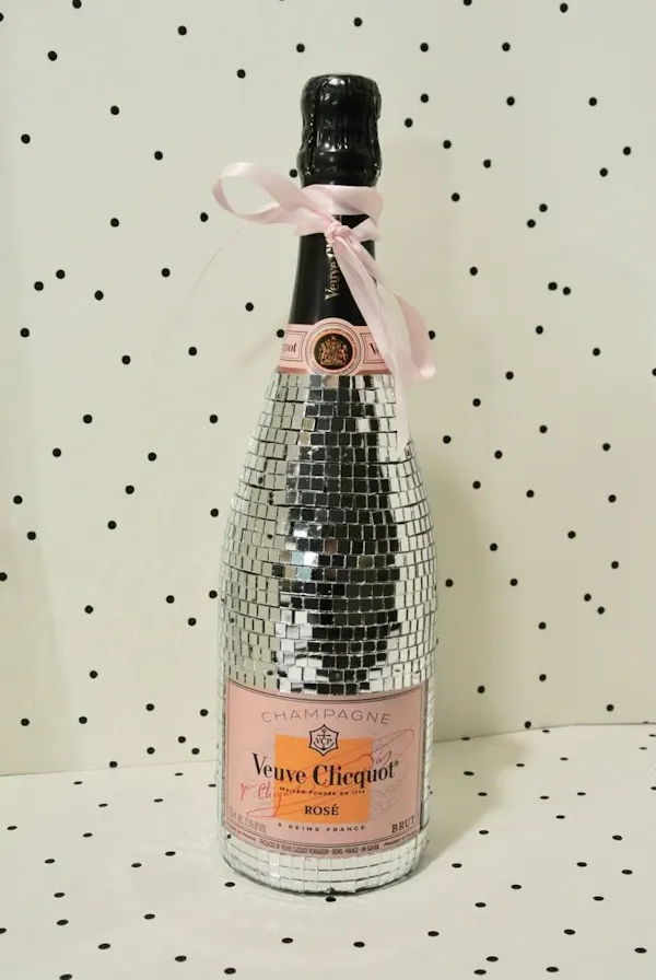 bottle, pink, alcoholic drink, glass bottle, champagne