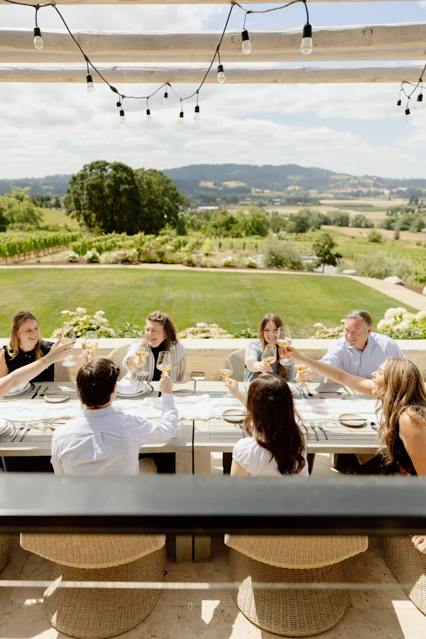 furniture, table, outdoor furniture, chair, outdoor table, restaurant