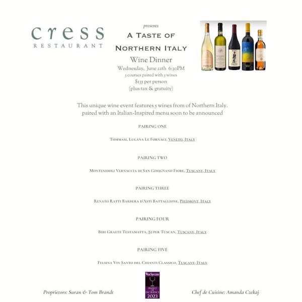 Cress Restaurant DeLand, FL Tock