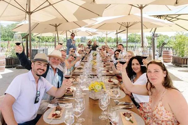 furniture, event, table, umbrella, chair, restaurant