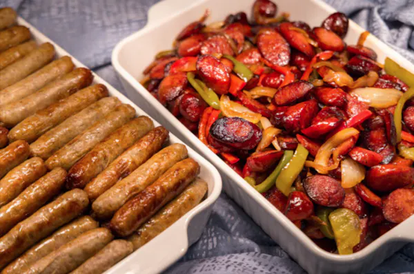 food, ingredient, sausage, chorizo, meat, breakfast sausage