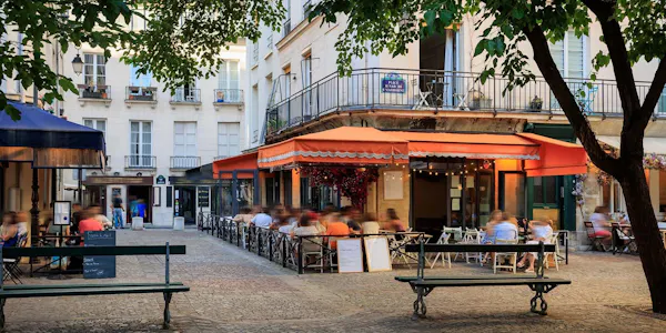 furniture, town, chair, public space, table, outdoor furniture