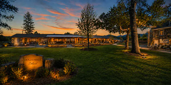 landscape, estate, cottage, landscaping, garden, eco hotel