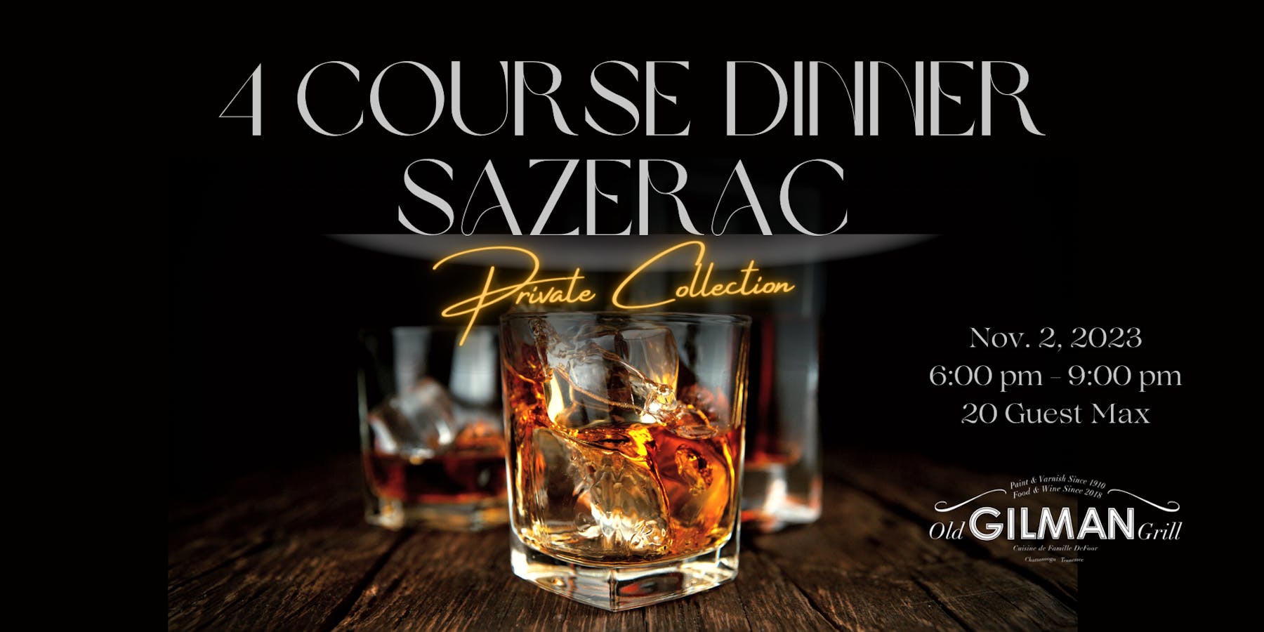 Old Gilman Grill Standard Reservation Chattanooga, TN Tock