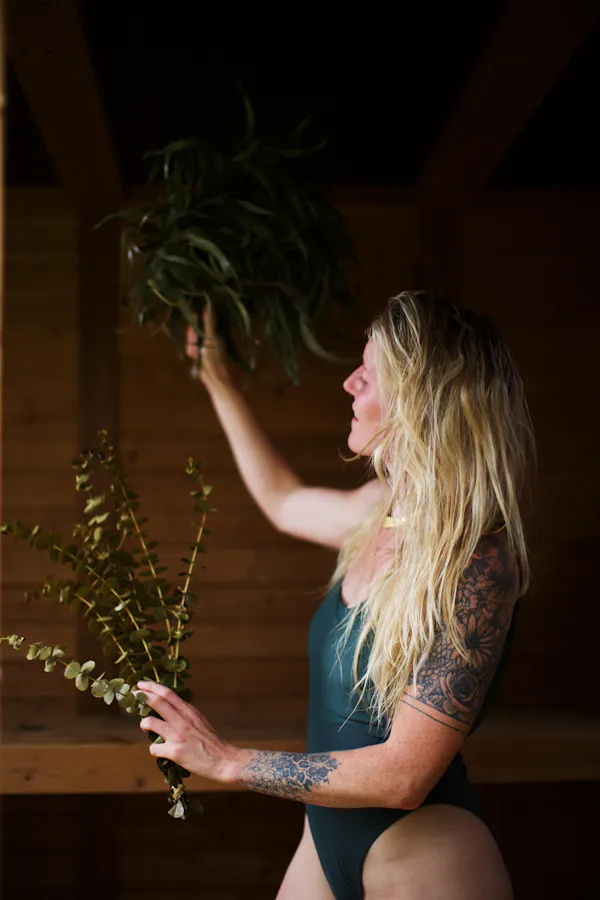 blond, tattoo, happiness, model, sleeveless shirt