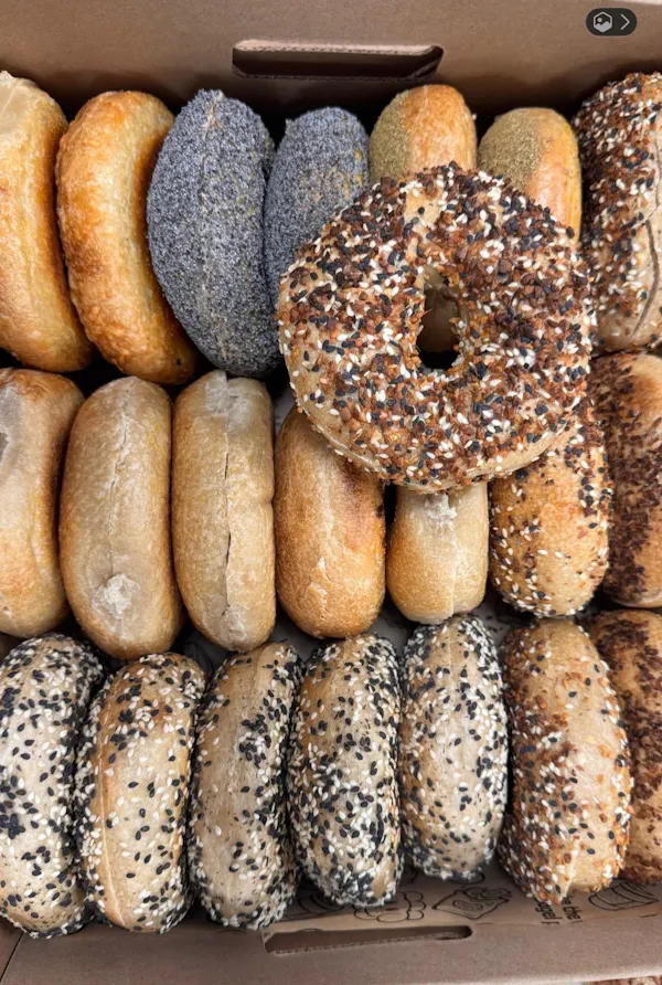food, bagel, doughnut, ingredient, bread, finger food