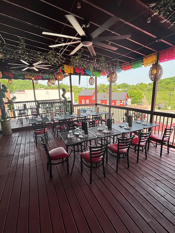 furniture, chair, table, restaurant, deck, outdoor table