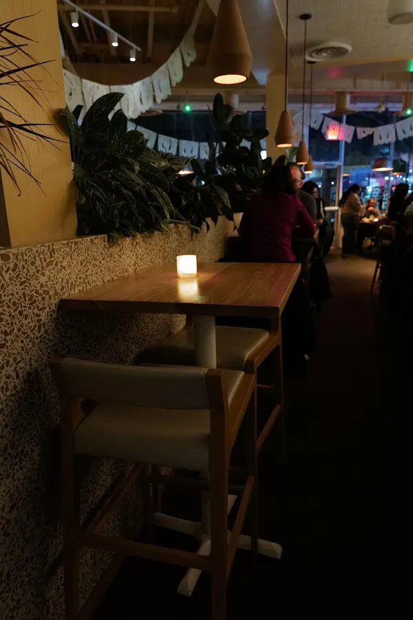 furniture, flooring, restaurant, chair, ceiling, light fixture