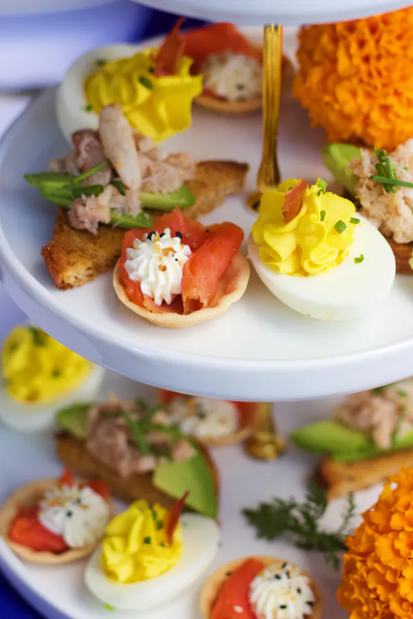 food, ingredient, tableware, finger food, deviled egg, culinary arts