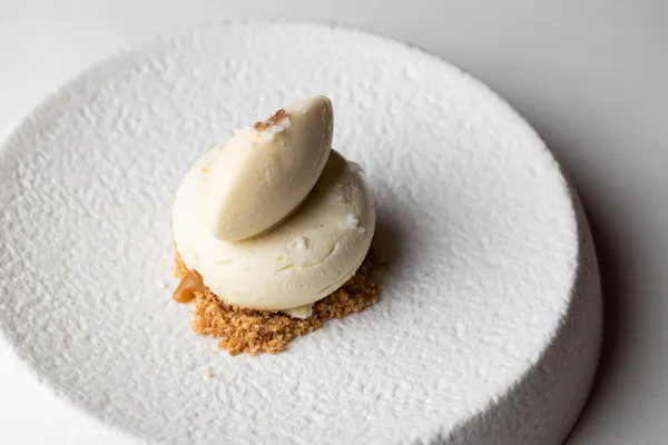 food, ingredient, dessert, dairy product, culinary arts, chiboust cream