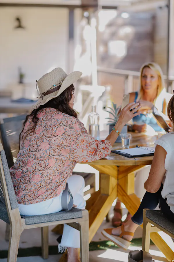hat, furniture, sun hat, outdoor furniture, outdoor table, leisure