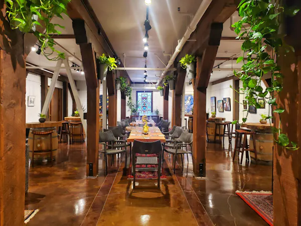 table, furniture, plant, chair, houseplant, wood