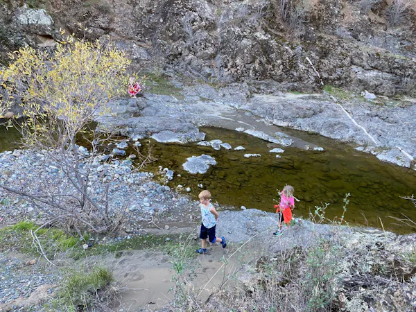 water, people in nature, plant, slope, body of water, watercourse