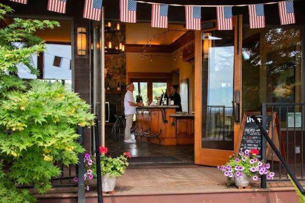 furniture, chair, restaurant, shade
