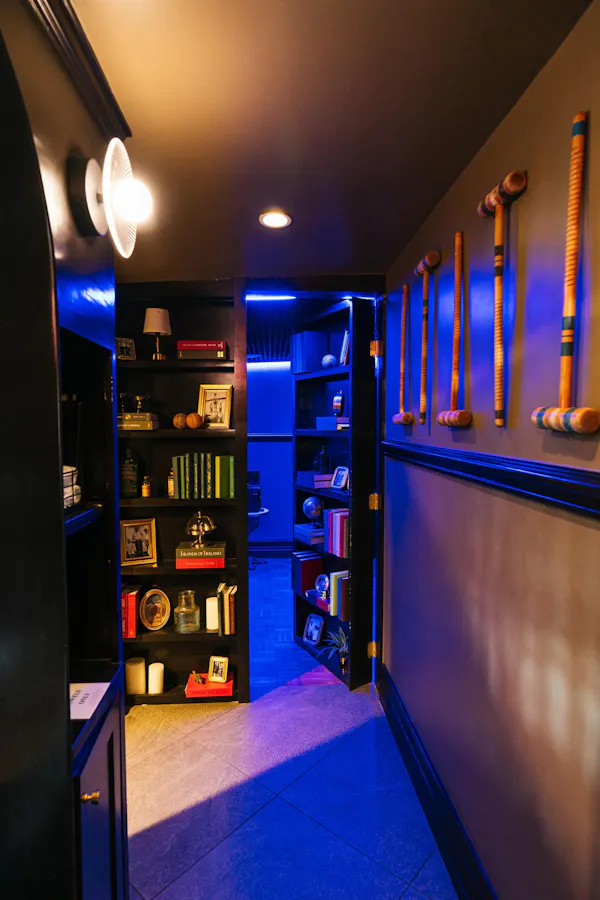 lighting, ceiling, shelving, shelf, light fixture, basement