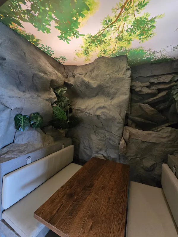 plant, table, wood, landscape, houseplant, shade