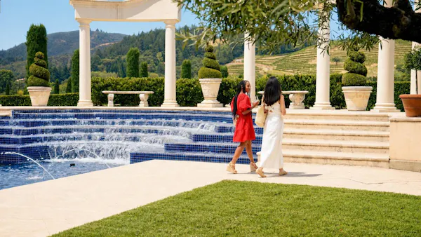 garden, leisure, fountain, spring, water feature, landscaping