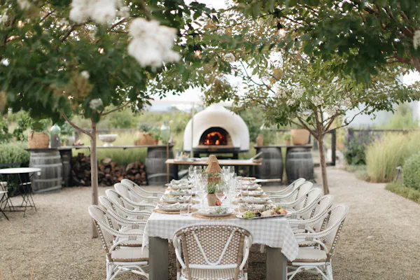 garden, outdoor furniture, chair, outdoor table, landscaping, yard
