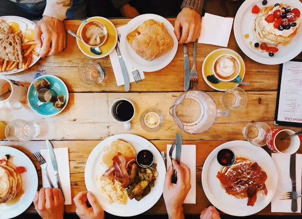 food, tableware, dishware, table, serveware, plate