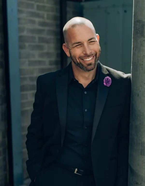 smile, formal wear, collar, happiness, facial hair, blazer
