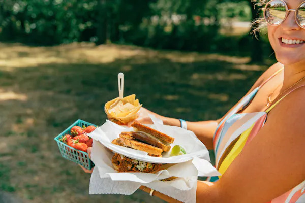 food, picnic, finger food, recreation, fast food, eating